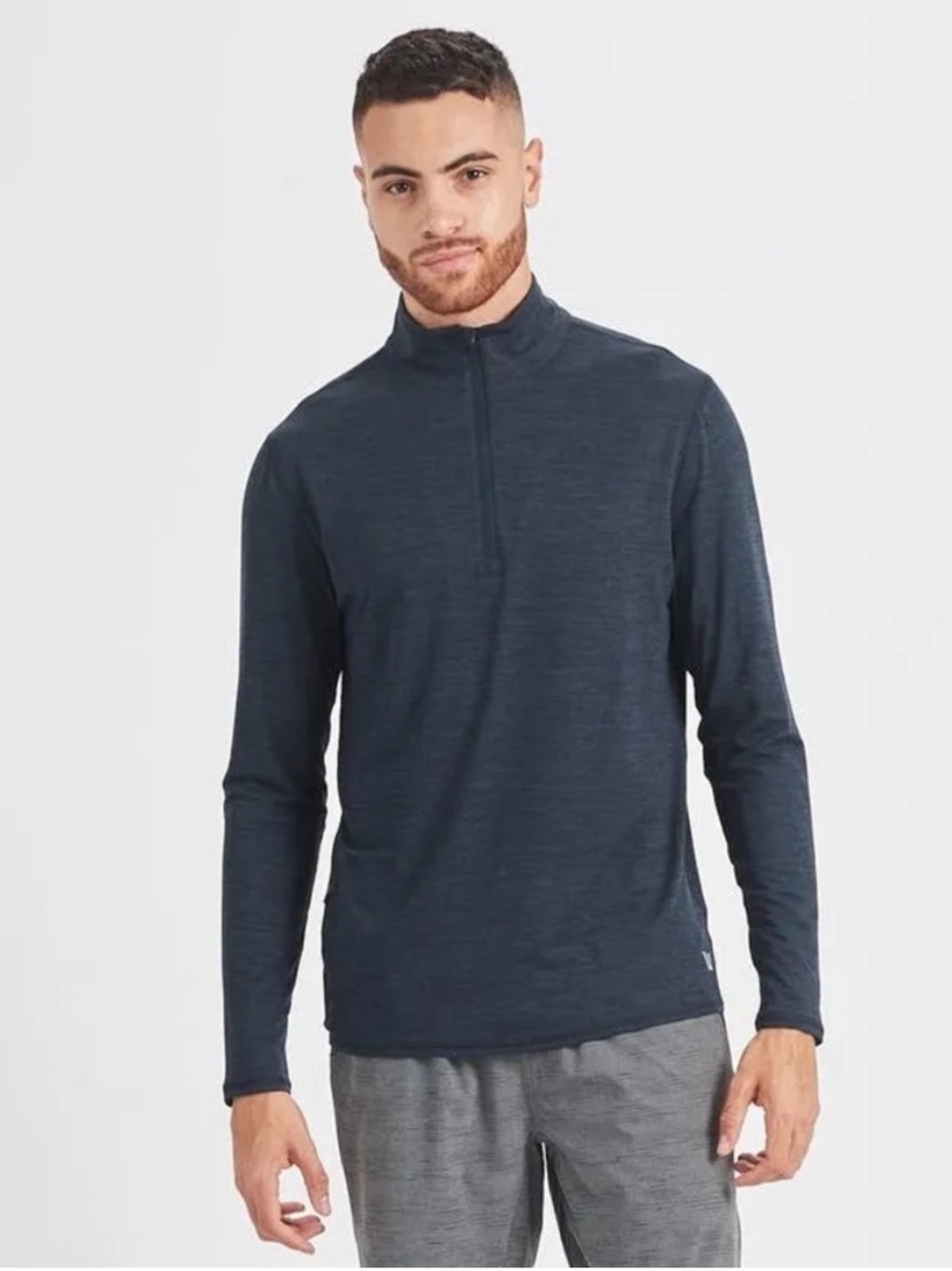 Vuori Men’s Ease Performance Half Zip Size Small